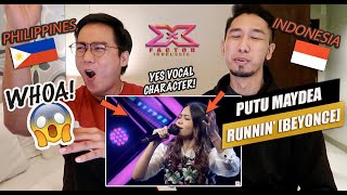 PUTU MAYDEA - RUNNIN (LOSE IT ALL) - X Factor Indonesia 2021 | REACTION