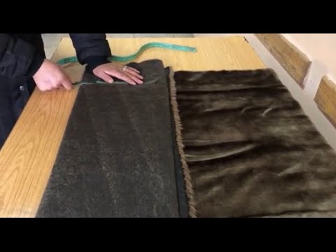 لا تشتريه باغلى الاثمان فصالة معطف من الفرو بالدبلور باسهل طريقة