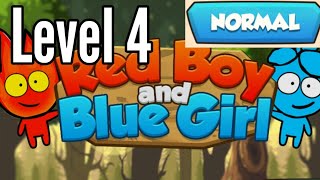 Red Boy And Blue Girl Level 4 Normal Mode In Forest Temple Maze Android Walkthrough screenshot 3