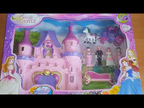 Игровой набор "Beauty Castle" - Замок с фигурками и аксессуарами (свет, звук), арт. SG-2965