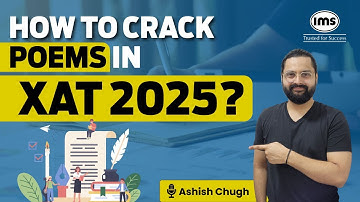 Hoe gedichten kraken in XAT 2025? Gedichtgebaseerde RC XAT 2025 | XAT-voorbereiding | Ashish Chugh
