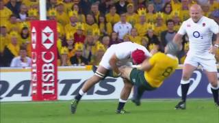 James Haskel HUGE Hit vs Australia