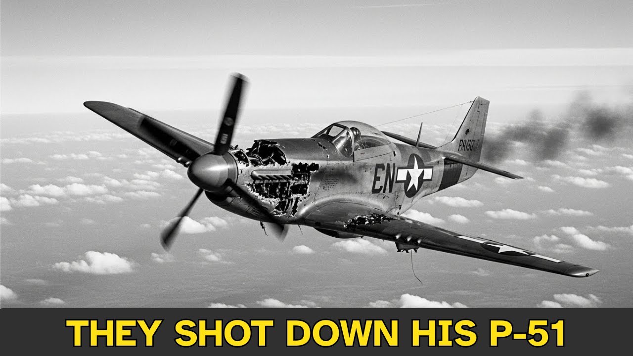 Его самолет сбили — он спасся на немецком истребителе.