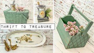Easy Thrift Store Makeovers - Goodwill Finds - Thrift to Treasure - DIY, Upcycling & Repurposing