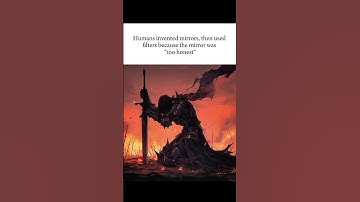 Humans invented mirrors, then used filters #motivational #quotes #peace #relatable #english #life
