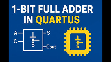 Building and simulating 1 bit full adder using Quartus Prime Design Suite