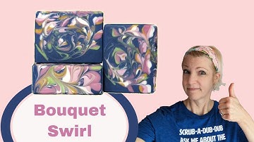 Bouquet Swirl - advanced cold process soap technique!