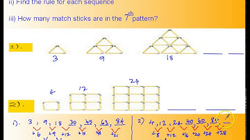 Quadratic patterns and sequences-Finding the missing terms