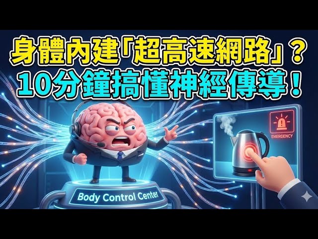 國一上生物 Ch4 協調作用｜10分鐘搞懂神經傳導路徑：大腦、小腦、腦幹與脊髓的功能 縮圖
