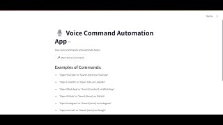 System controller application using your voice screenshot 2