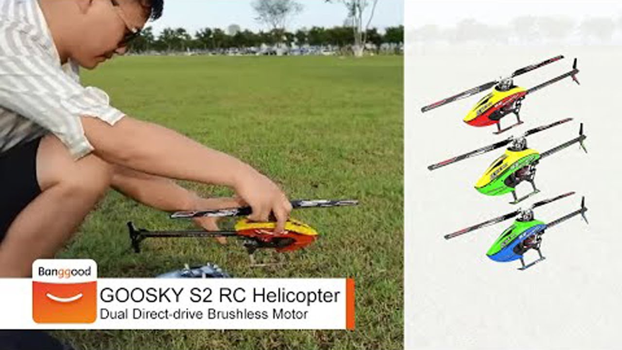GOOSKY S2 RC Helicopter with 3D Aerobatic Dual Direct drive Brushless Motor