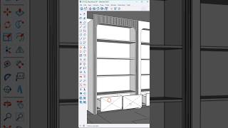 🤩Well Tips! Using 1001bit Tools Model Groove Line on Cabinet in SketchUp #sketchup