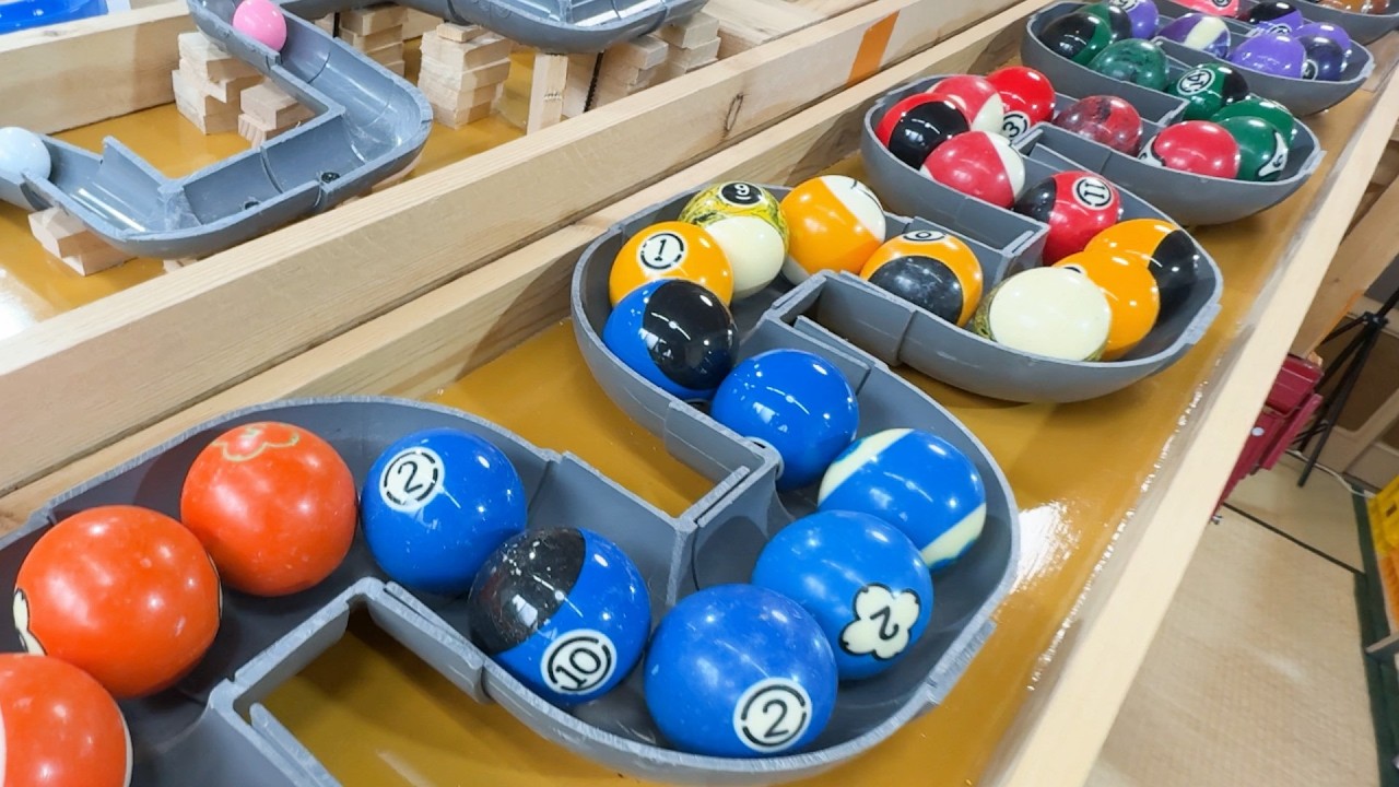 Seven fun marble run courses. Enjoy lots of handmade gimmicks. Vol. 34 #ASMR