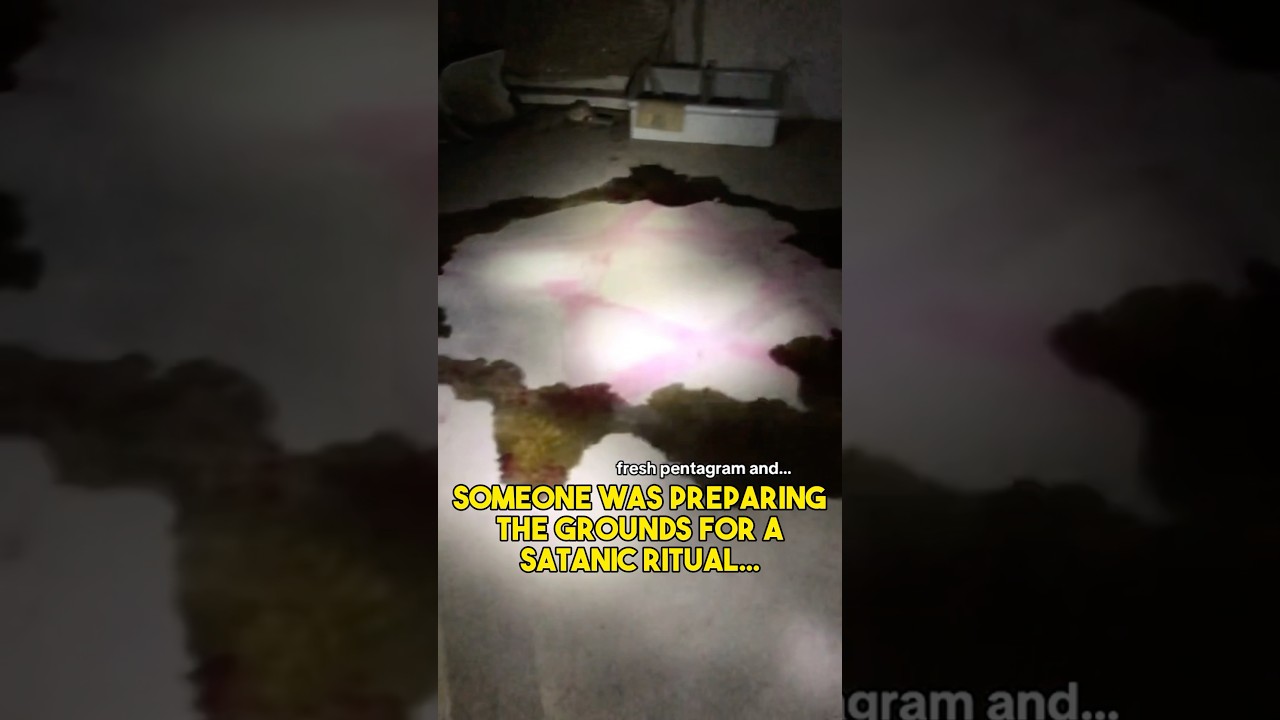 Они обнаружили сатанинский ритуал в заброшенном особняке…