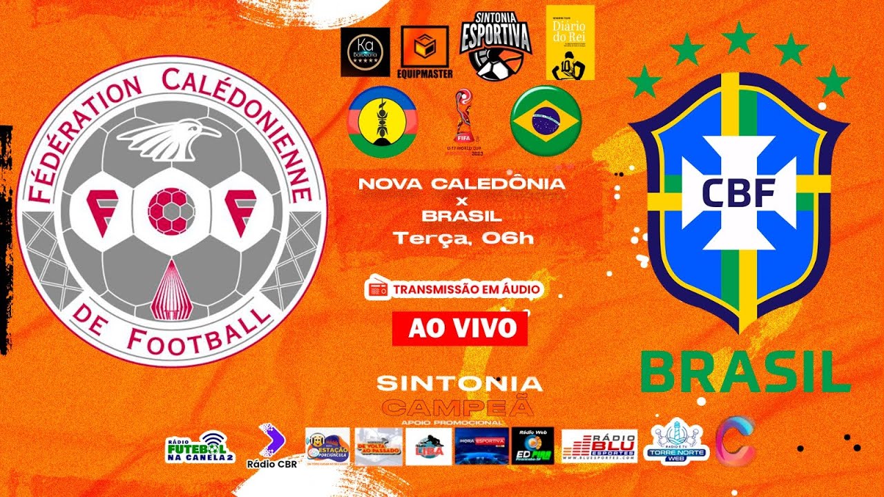 Brasil x Nova Caledônia: veja informações e onde assistir ao jogo pela Copa  do Mundo sub-17