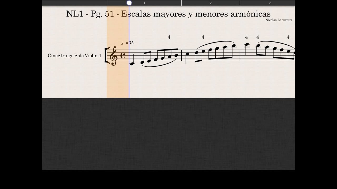 Pg 51 Escala mayores y menores armónicas Nicolas Laoureux I