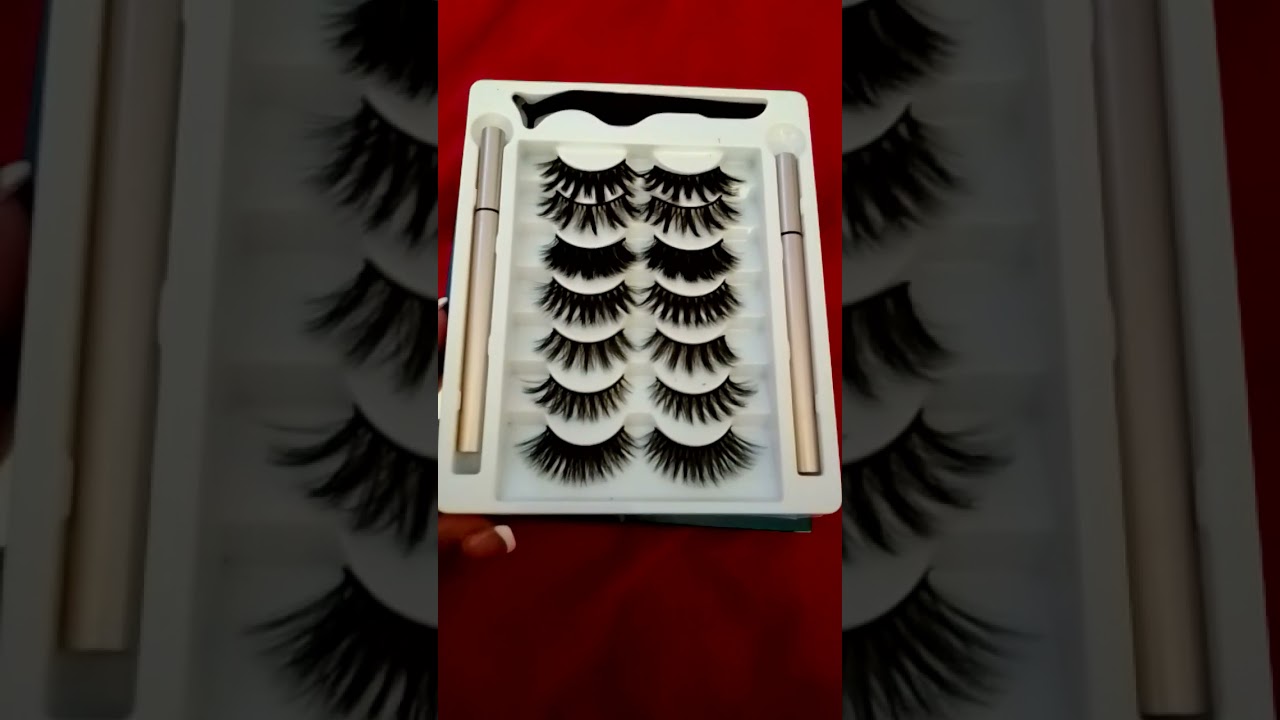 MAgic Magnetic Eyelashes and Eyeliner Kit 3D 5D Natural Look False Lashes, 