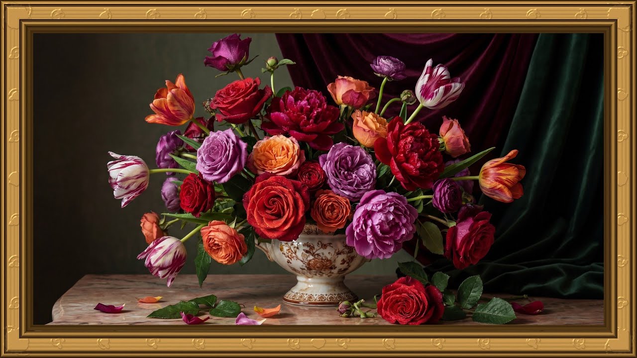 Frame TV Art 4K – Botanical Art Collection | 2 Hour Ambient Screensaver