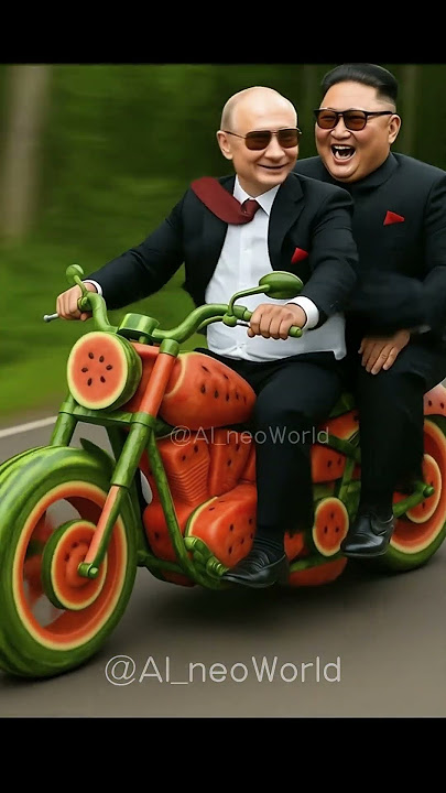 🍌💥 Trump vs Putin: The Wildest Fruit Fight Ever! 🍉🤪#trump #putin#Khamenei#kimjongun #usa#Russia