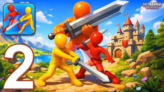 Ragdoll Sword Arena - Gameplay Walkthrough Part 2 - Ragdoll Sword Blade Fight (iOS, Android) screenshot 1