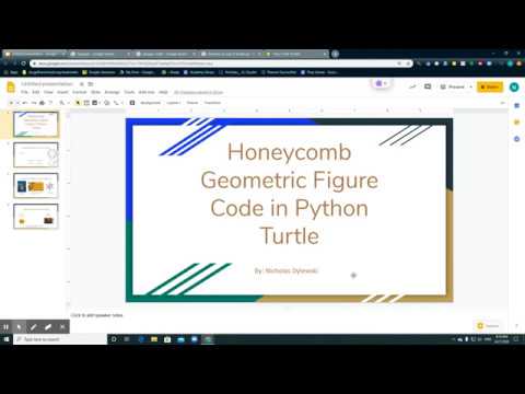 Honeycomb Geometric Figure Code in Python Turtle - YouTube