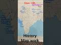 History map work class -10th #map #indianmap