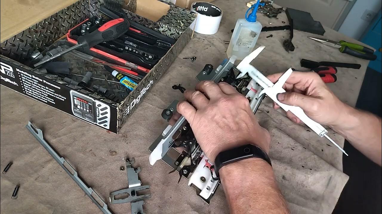 Восстановление вязальной машины Brother KH-860. Часть 2.Ажурная каретка ...