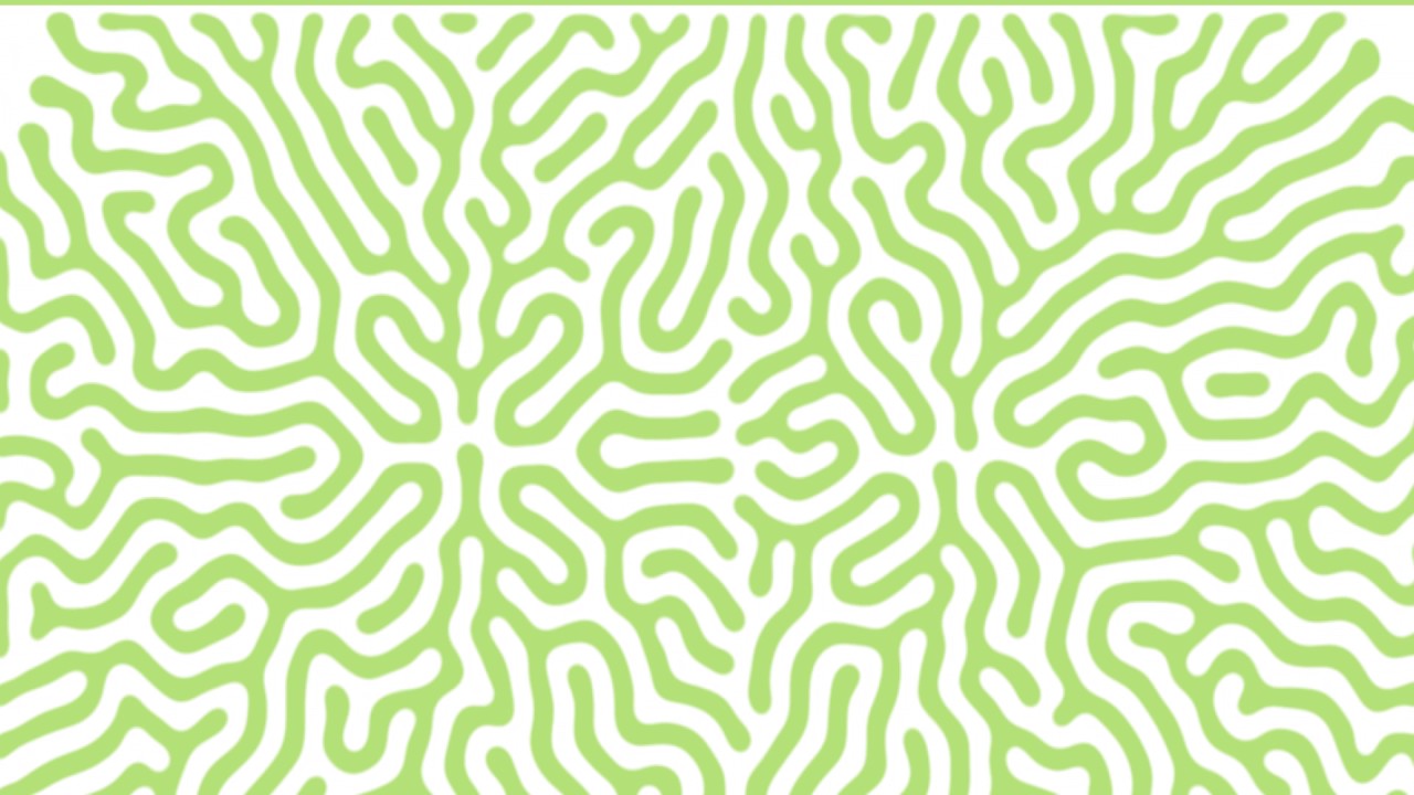 Reaction Diffusion (Green) - YouTube