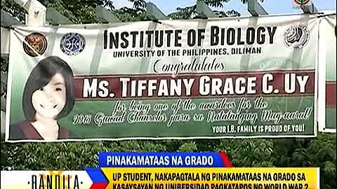 How Tiffany Uy earned record-high grade