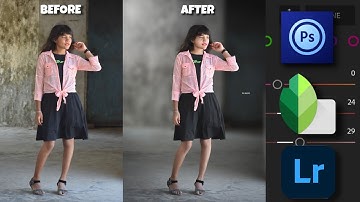 Lightroom photo editing tutorial || ps touch mobile editing ||