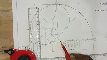Involute of a Circle shown in sheet | Anna University | Engineering Graphics Subject