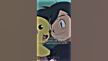 Ending Of Ash & Pikachu Journey 🥺 Pokemon [EDIT/AMV] #shorts