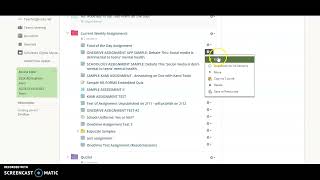Schoology 101 - Customizing Due Dates/Times for Linked Sections