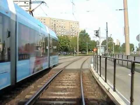 Führerstandsmitfahrt Straßenbahn Chemnitz (CVAG) - (Gablenz - Hutholz)