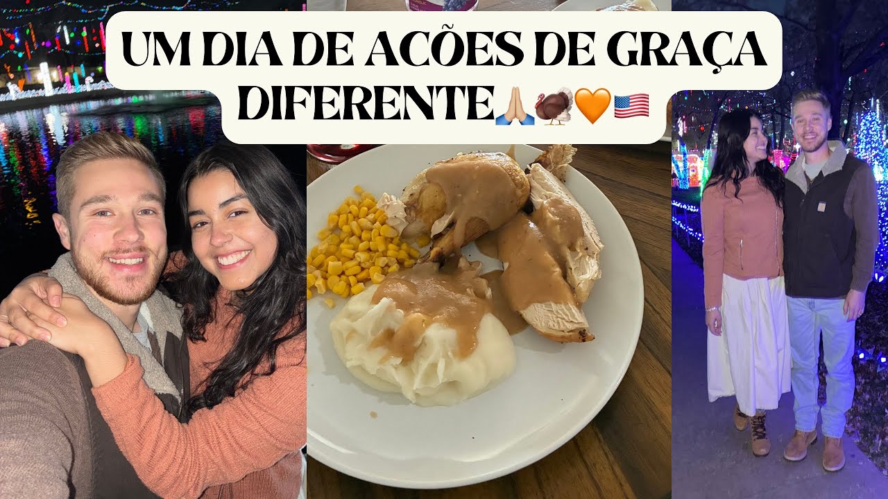 Thanksgiving… Mas Bem Diferente! 🍂🦃 Nosso Dia Mais Inesperado! Morando nos EUA 🇧🇷🇺🇸
