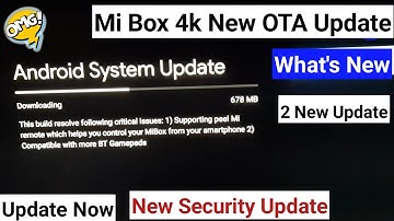 Mi Box 4K New OTA Update - 2 New Features Added | New Security Patch | Bug Fixed