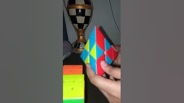 Checkboard pattern on 2*2,3*3 and pyramix#Tricky Cuber#shorts