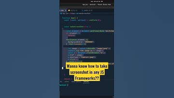How to take screenshot of HTML element in any frontend framework| #shorts #react #javascript #viral