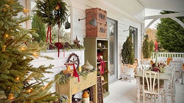 Kerstdecoratie voor buiten🌲Veranda-ideeën💫