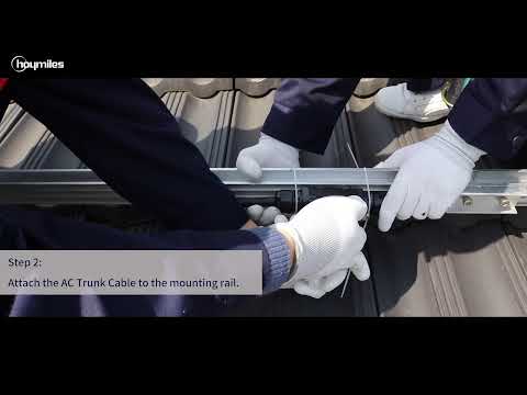 Hoymiles HMS Microinverter Installation Video - For Higher Capacity Solar Panels