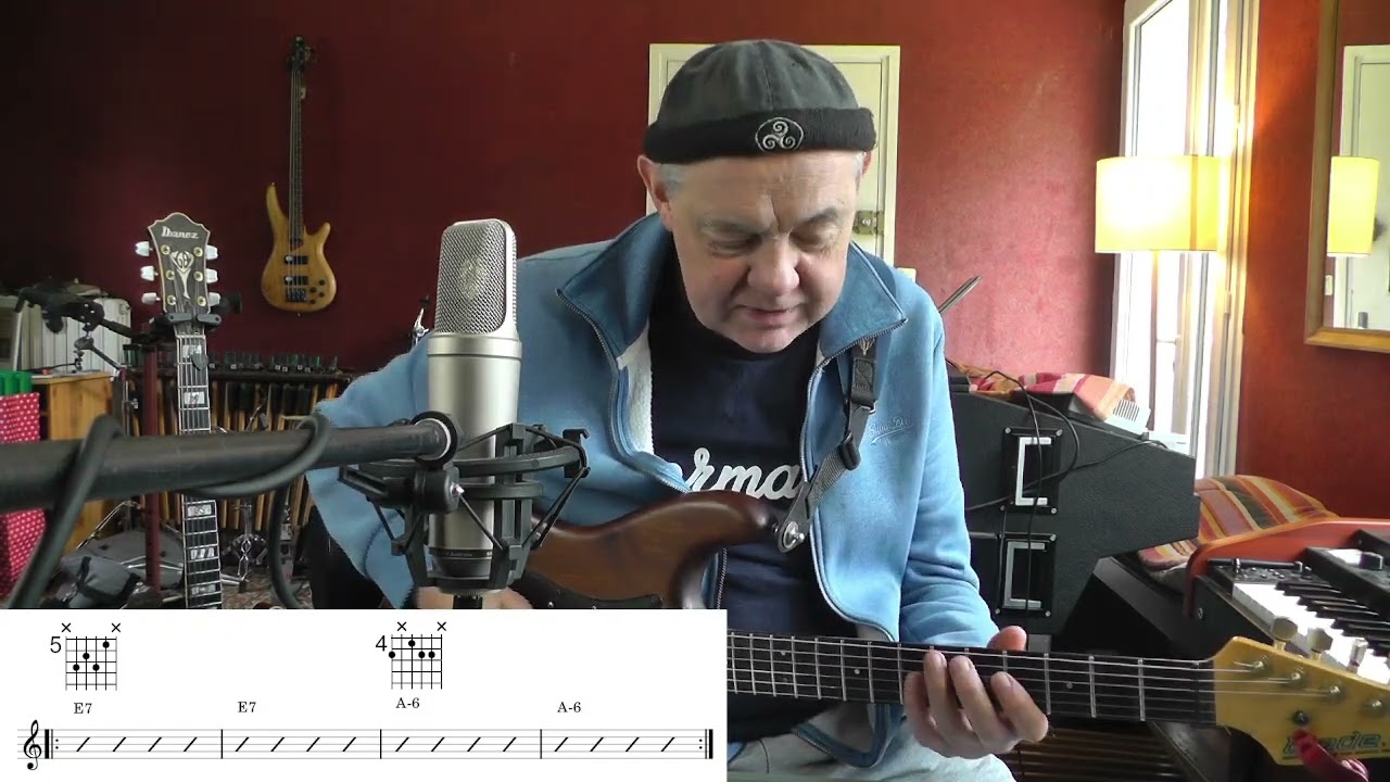 Impro guitare sur La mineur (mélodique et harmonique)