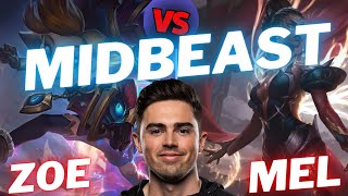 MIDBEAST | ZOE VS MEL | MID GAMEPLAY | Patch 15.12 / Season 15 | #LeagueofLegends