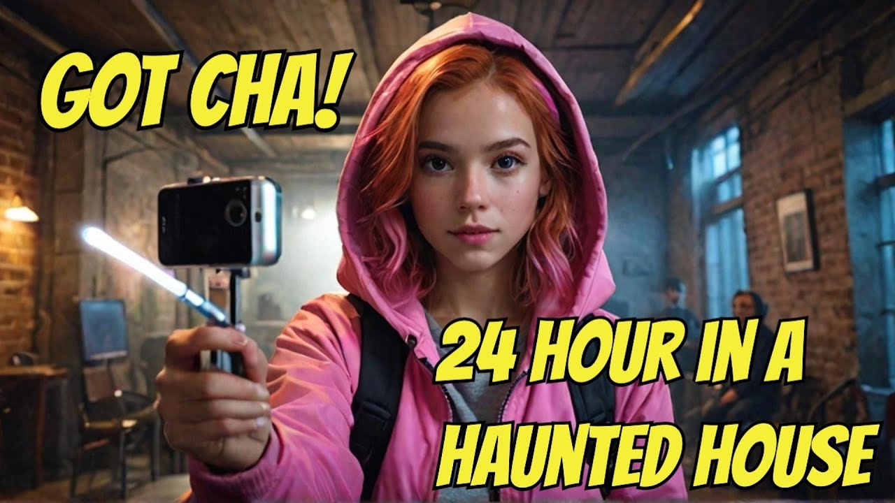 I Spent 24 Hours in a Haunted House and Caught THIS! - YouTube