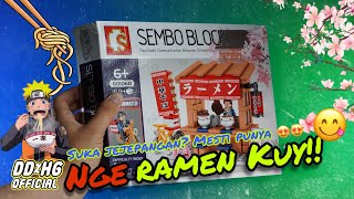 Ramen Shop Sembo Block 601068 Japanese Shops Unboxing Build