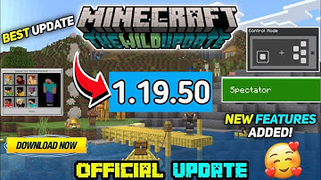 Minecraft Pe 1.19.50 Official Version Released | Minecraft 1.19.50 Update New Features Added!
