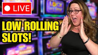 🔴LIVE in Las Vegas 🎰 Low Rollin’ Slots! (Vertical Livestream)