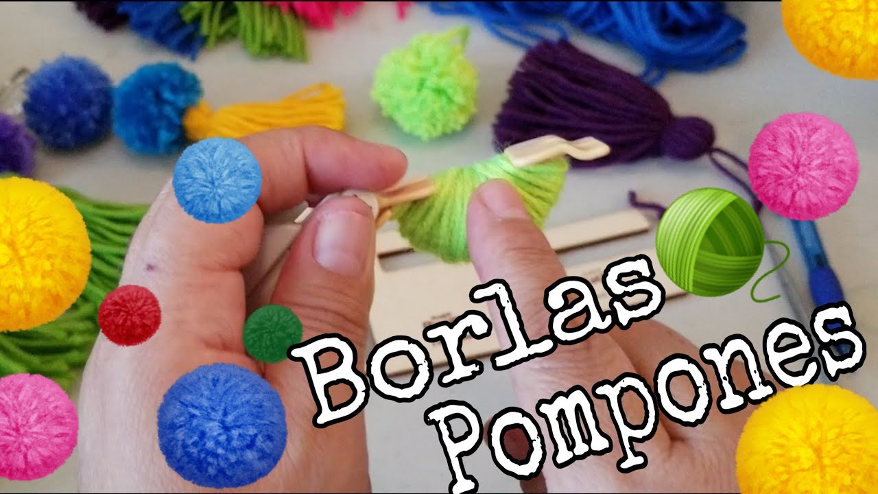 Como hacer borlas y Pompones/ By: María de León