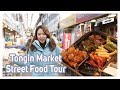 Street food tour in Tongin Market (통인시장) in Seoul