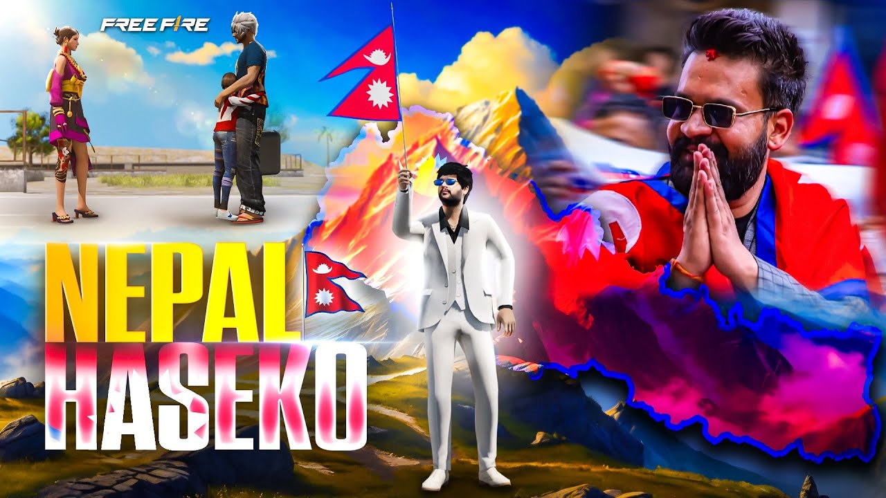 NEPAL HASEKO @BalenShah  - Freefire 3d Edited Video