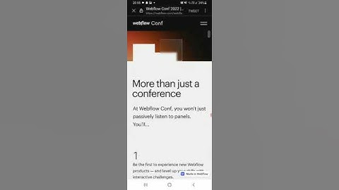 Webflow Conference 2022
